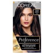 L'Oréal Paris Préférence Infinia Hair Dye (Various Shades) - 3.0 Brasi...