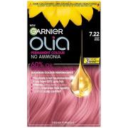 Garnier Olia Permanent Hair Dye (Various Shades) - 7.22 Deep Rose