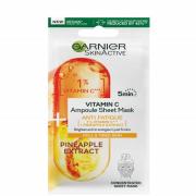 Garnier SkinActive Anti Fatigue Ampoule Sheet Mask - Pineapple and 1% ...