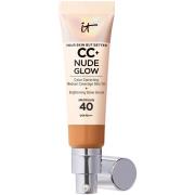 IT Cosmetics CC+ and Nude Glow Lightweight Foundation and Glow Serum w...