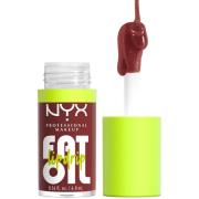 NYX Professional Makeup Fat Oil Lip Drip 12H Hydration Non-Sticky Fini...