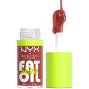 NYX Professional Makeup Fat Oil Lip Drip 12H Hydration Non-Sticky Fini...