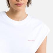 Camiseta de algodón orgánico con cuello redondo y manga corta