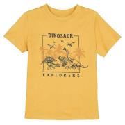 Camiseta de manga corta con estampado de dinosaurios