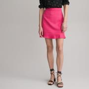 Falda corta de tweed