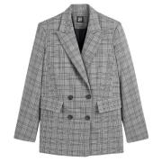 Blazer con corte amplio, a cuadros Príncipe de Gales