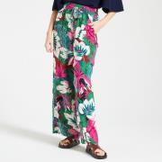 Pantalón fluido con estampado de flores RAMILEO BALOO