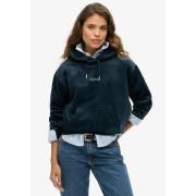 Sudadera con capucha amplia de terciopelo Country Club