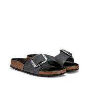 Sandalias de ante Madrid Big Buckle