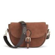 Bolso besace de piel